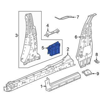 Honda OE - Left Body B-Pillar Extension