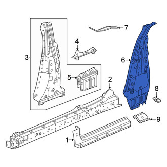 Honda OE - Left Inner Body B-Pillar