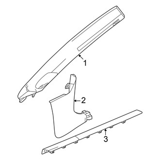 Honda OE - Pillars, Rocker & Floor - Interior Trim