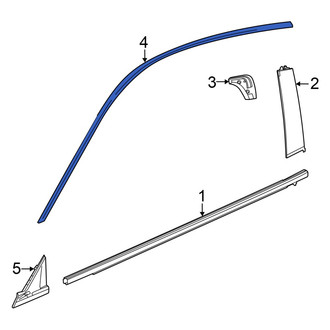 Honda OE - Front Right Door Reveal Molding