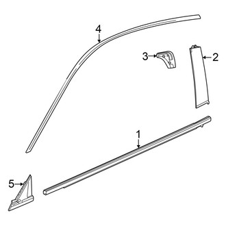 Honda OE - Door - Exterior Trim