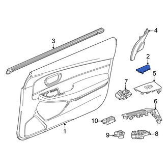 Honda OE - Front Left Door Interior Trim Panel Cap