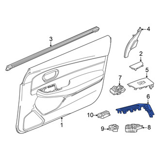 Honda OE - Front Left Door Switch Trim Panel