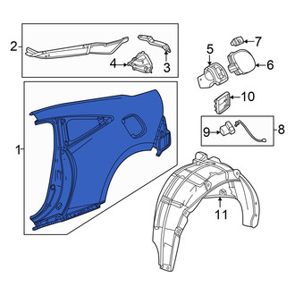 Honda OE - Rear Left Quarter Panel