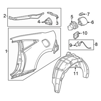 Honda OE - Quarter Panel & Components