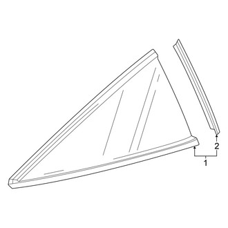 Honda OE - Quarter Panel - Glass