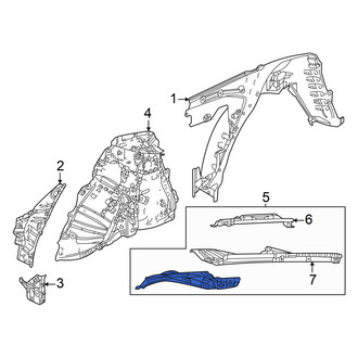 Honda OE - Left Body C-Pillar