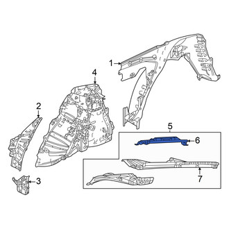 Honda OE - Left Body C-Pillar Reinforcement