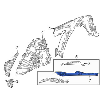 Honda OE - Left Body C-Pillar
