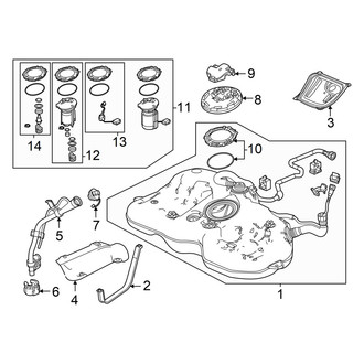 Honda OE - Fuel System Components