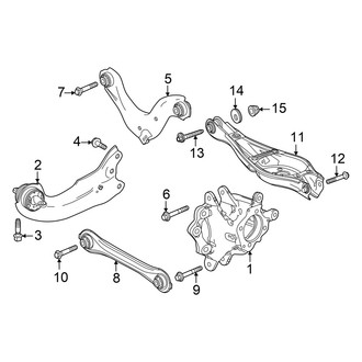 Honda OE - Rear Suspension - Suspension Components