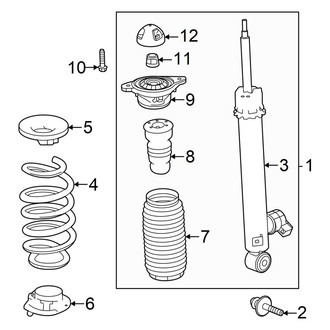 Honda OE - Rear Suspension - Shocks & Components