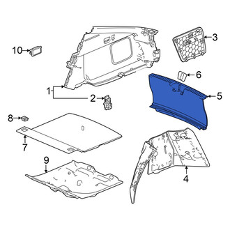 Honda OE - Rear Liftgate Trim Scuff Plate