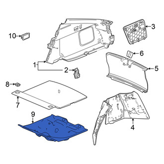 Honda OE - Rear Floor Carpet