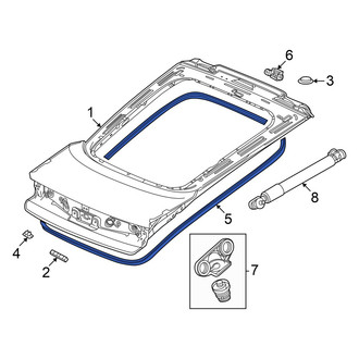 Honda OE - Rear Hatch Seal