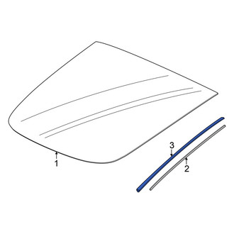 Honda OE - Rear Liftgate Reveal Molding