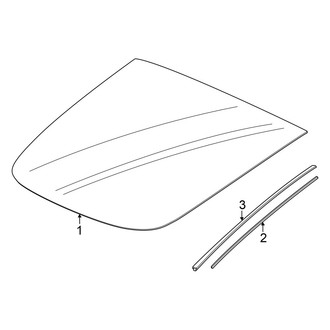 Honda OE - Lift Gate - Glass
