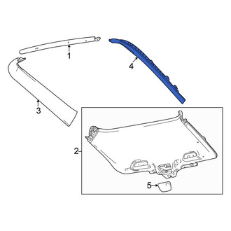 Honda OE - Rear Left Liftgate Trim