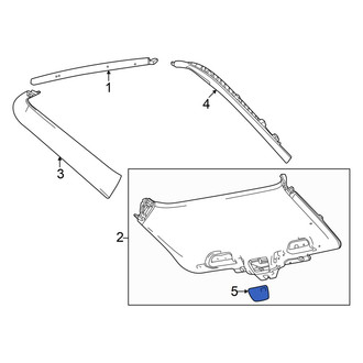 Honda OE - Liftgate Trim Cap