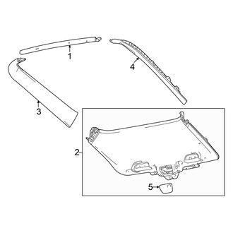 Honda OE - Lift Gate - Interior Trim