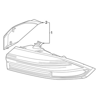 Honda OE - Rear Lamps - Combination Lamps (On Quarter Panel)