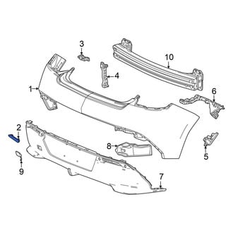 Honda OE - Rear Left Reflector Panel