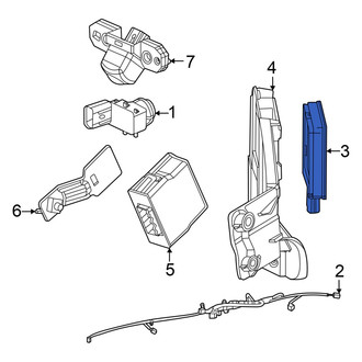 Honda OE - Rear Left Blind Spot Detection System Warning Sensor