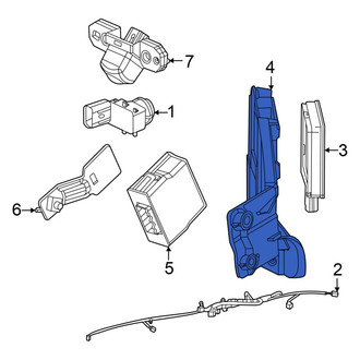 Honda OE - Rear Left Blind Spot Detection System Warning Sensor Bracket