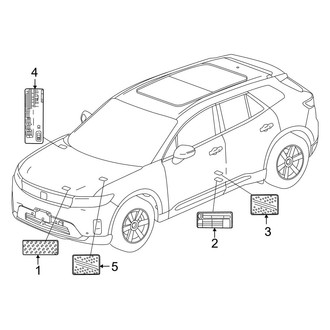Honda OE - Information Labels - Labels