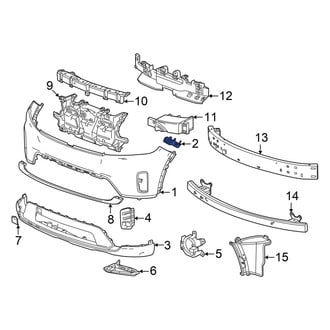 Honda OE - Front Right Bumper Guide