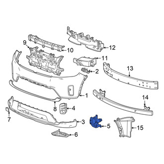 Honda OE - Front Left Fog Light Bracket