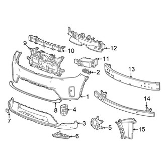 Honda OE - Front Bumper & Grille - Bumper & Components