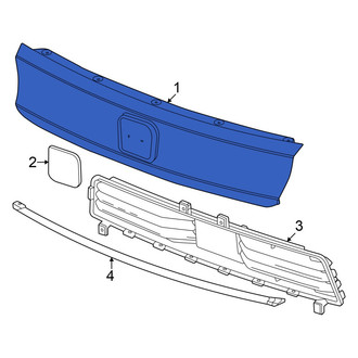 Honda OE - Front Upper Grille