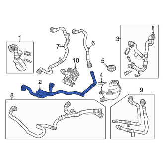 Honda OE - Left Drive Motor Battery Pack Coolant Hose