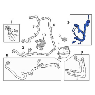 Honda OE - Left Drive Motor Battery Pack Coolant Hose