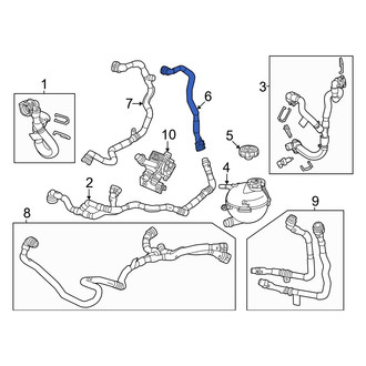 Honda OE - Left Drive Motor Battery Pack Coolant Hose