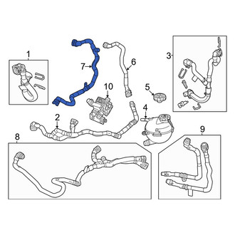 Honda OE - Left Drive Motor Battery Pack Coolant Hose