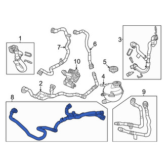 Honda OE - Left Drive Motor Battery Pack Coolant Hose