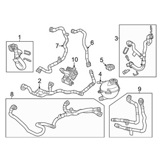 Honda OE - Cooling - Hoses & Lines (Driver Side)