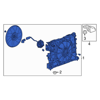 Honda OE - Engine Cooling Fan Assembly