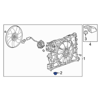 Honda OE - Lower Engine Cooling Fan Shroud Insulator