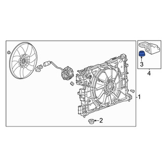 Honda OE - Upper Engine Cooling Fan Shroud Insulator