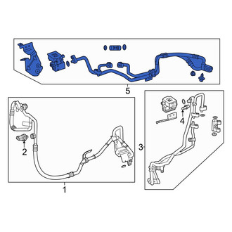 Honda OE - Rear A/C Refrigerant Suction Hose