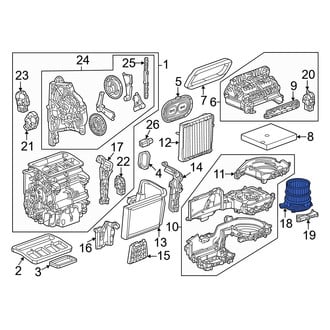 Honda OE - HVAC Blower Motor Assembly