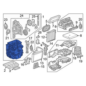Honda OE - HVAC Unit Case