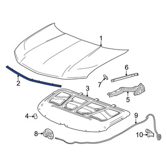 Honda OE - Front Hood Seal