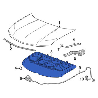 Honda OE - Front Hood Insulation Pad