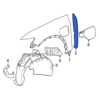 Honda OE - Front Fender Insulator