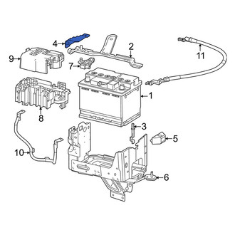 Honda OE - Battery Hold Down Bracket