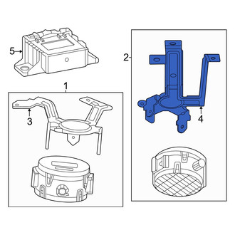 Honda OE - Rear Hybrid & Electric Vehicle Sound Alert Speaker Bracket